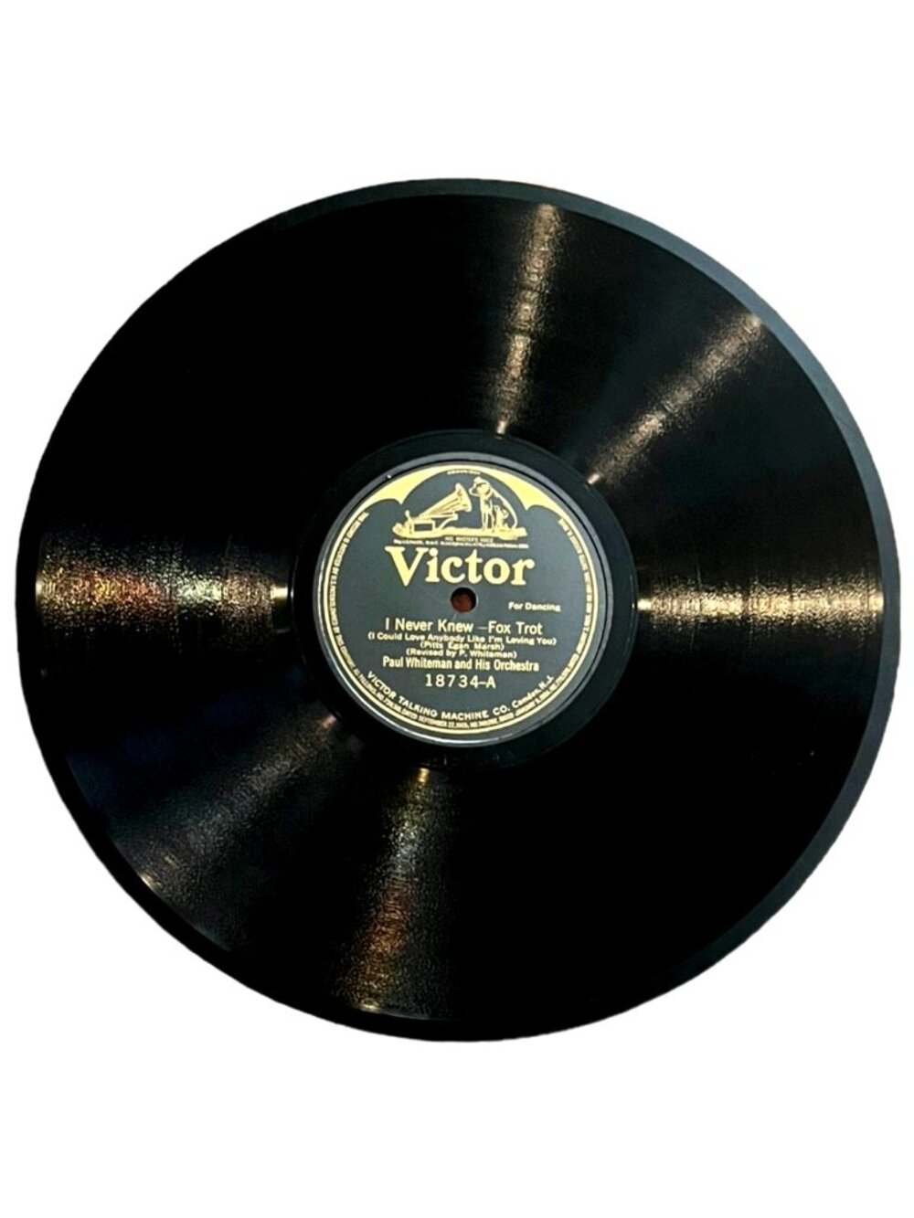 Paul Whiteman - I Never Knew / Do You Ever Think of Me? - Victor Record 18734